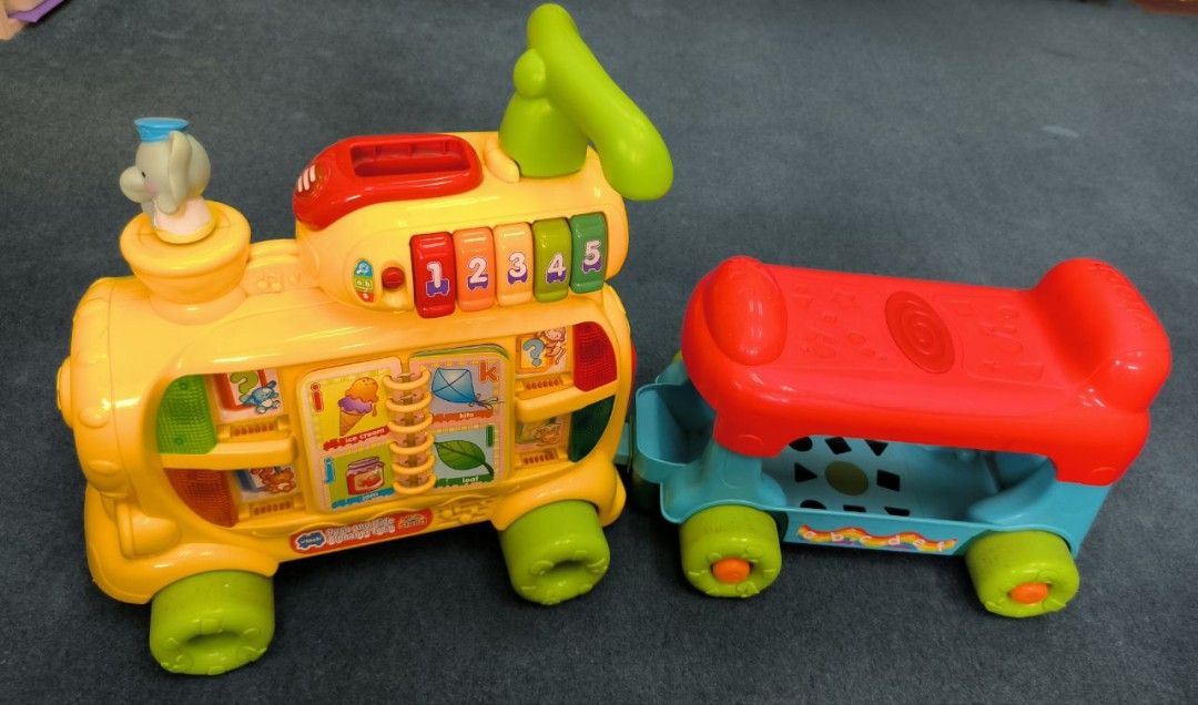 Vtech sit and sales ride train
