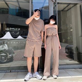 全新✨✨✨ Mmb獨家自訂時尚休閒懶人連身褲套裝