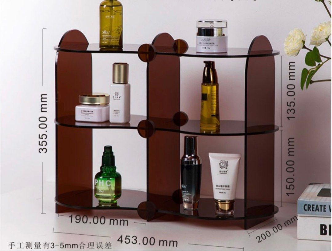 Acrylic Display Rack / Storage Organiser, Furniture & Home Living, Home