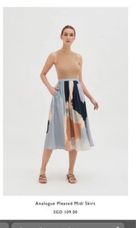 ALMOST NEW OSN analogue midi skirt