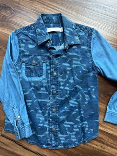 Almost new Stella McCartney Kids denim shirt - Sz 4