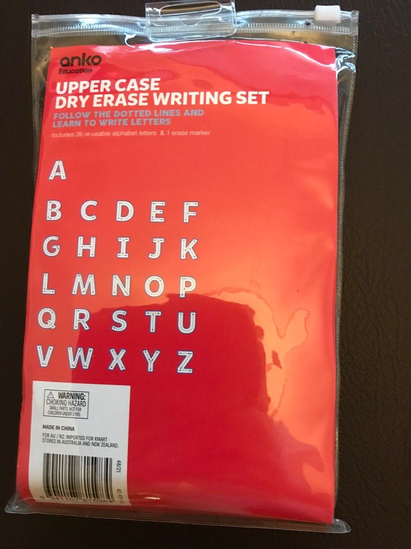 Anko Tracing Writing Set Uppercase or Lowercase, Hobbies & Toys