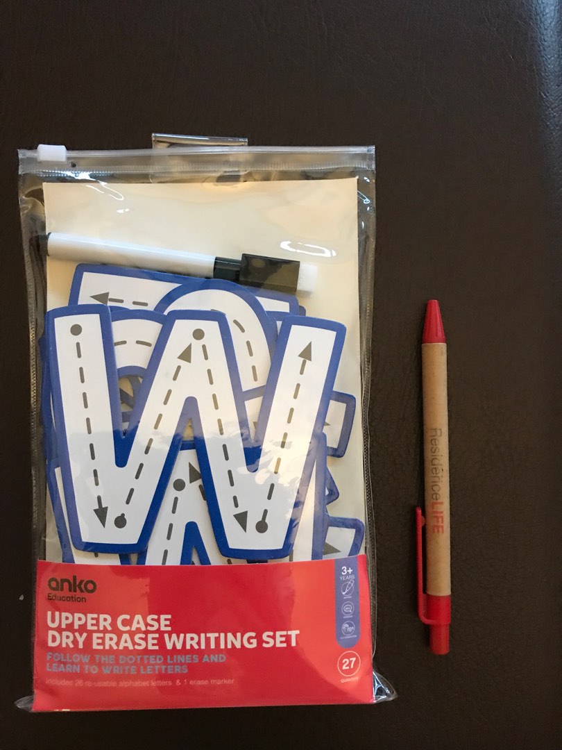 Anko Tracing Writing Set Uppercase or Lowercase, Hobbies & Toys