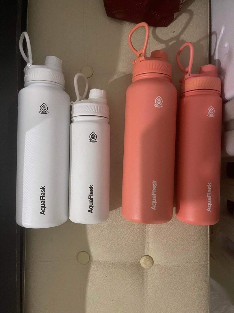 Aqua Flask (Category: Other Sports Equipment and Supplies) located in Cagayan de Oro. Submitted by declutterwithstef (Listing ID 1207256189, Image 2). Description: White 40oz — SOLD Peach 40oz — 750 White 18oz — 550 Peach 22oz — 650 .