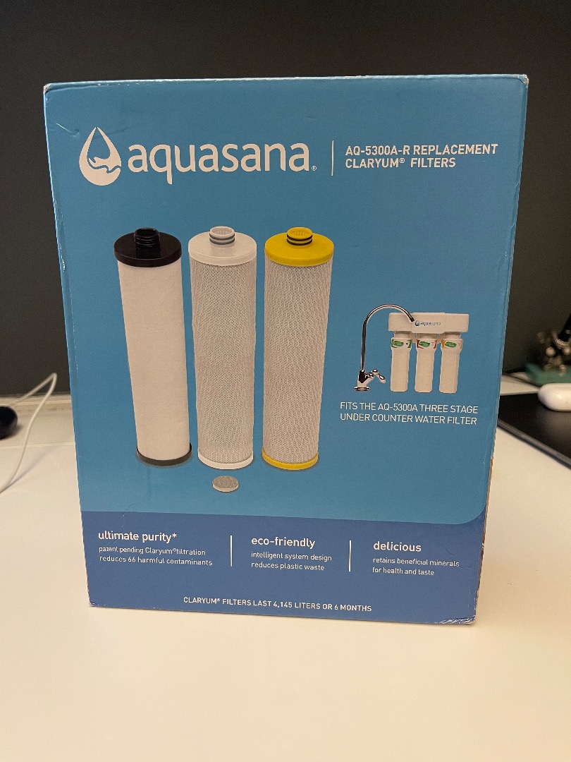 Aquasana Under Counter AQ5300 Replacement Filter, TV & Home Appliances