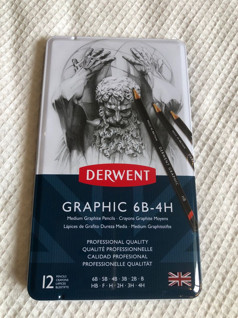 Art supply pencils Graphic 6B4H, Hobbies & Toys, Stationery & Craft