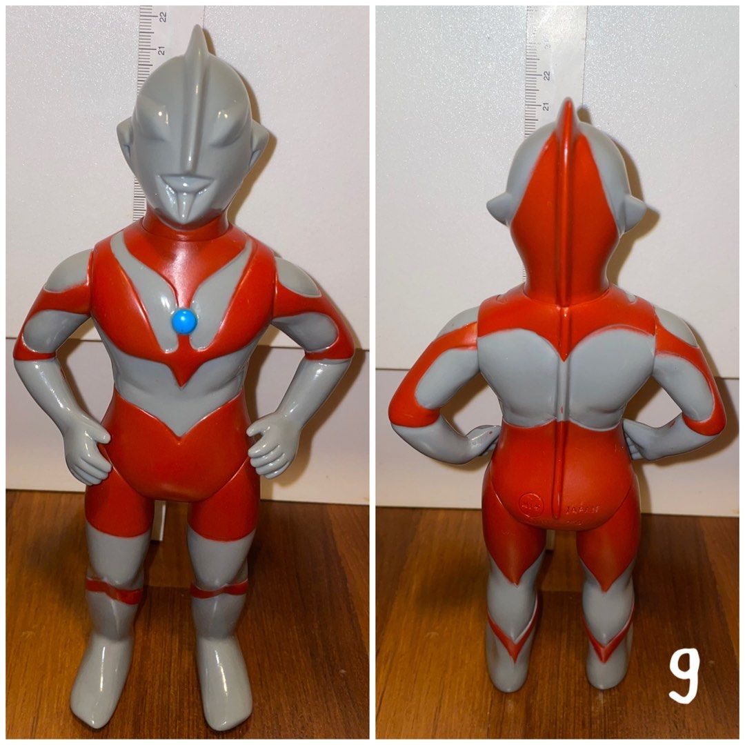 Assortment of Ultraman Characon Gamora and Red King rc figures Kaiyodo Bullmark Ultraman Tiga Rena jal color (Category: Toy Figures) located in Singapore. Submitted by atomu (Listing ID 1006749056, Image 8). Description: Refer below to pricing of individual number: 1) Set of 3 Bullmark - Ultraman, Return of Ultraman & Ultraseven aurora version. MIB - $600 3) Marusan Ultraman 450 Glow in the Dark version Miyazawa Distribution Limited (MIB) - $380 