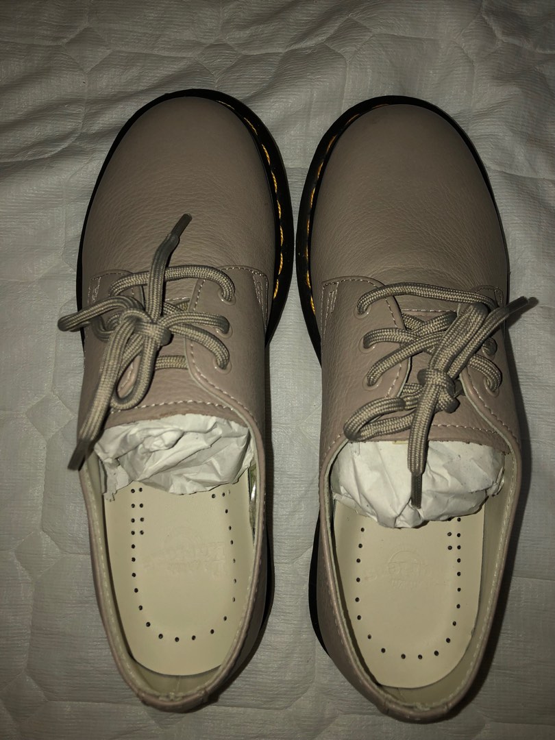 Authentic Dr. Martens Beige Women s Fashion Footwear Boots on Carousell