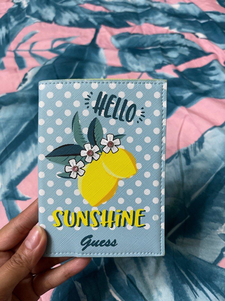 Authentic Guess passport holder, Women's Fashion, Bags & Wallets