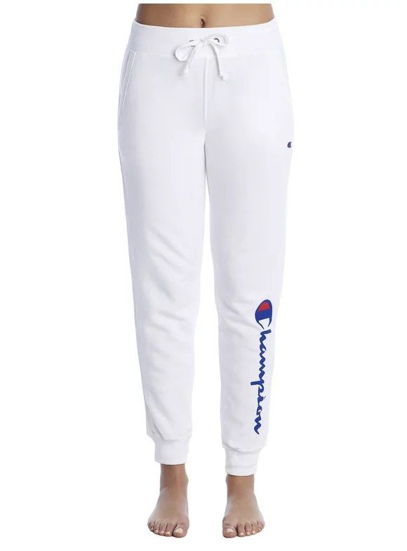 White champion hotsell joggers womens