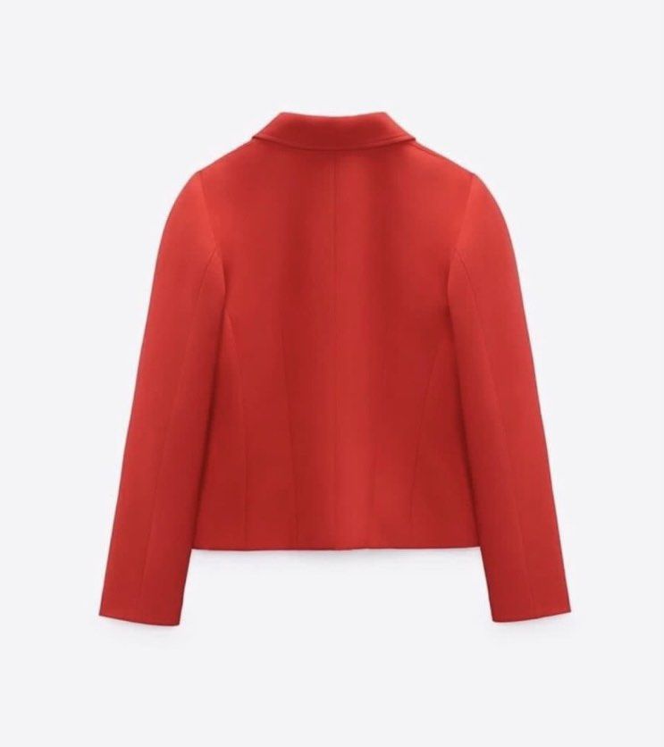Authentic Zara Red Blazer, Women's Fashion, Coats, Jackets and