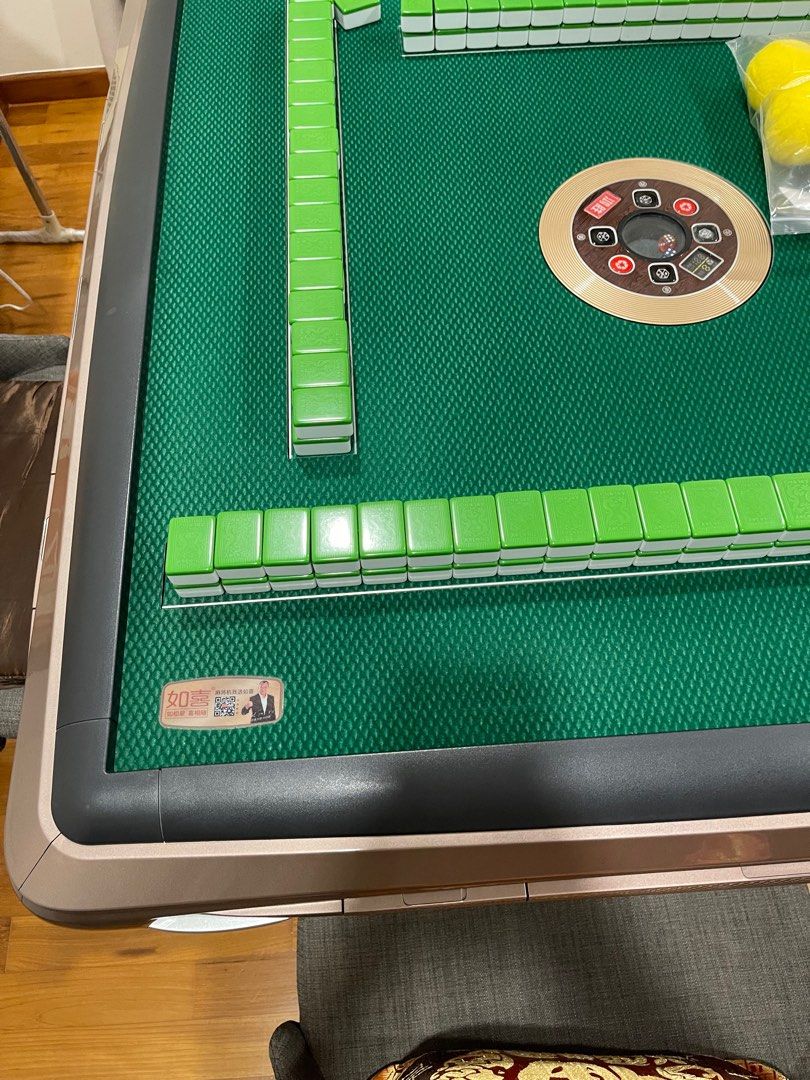 Automatic Mahjong Table with USB & Cup Holder, Furniture & Home Living ...