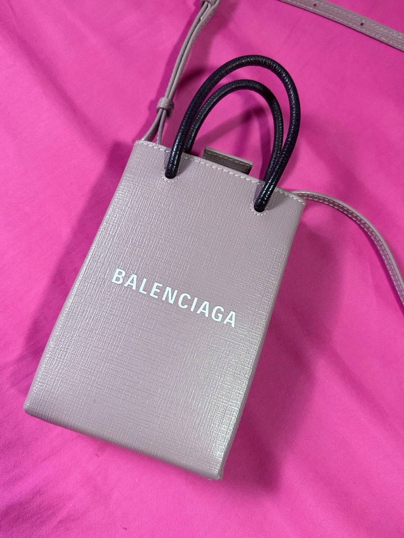balenciaga shopping phone bag