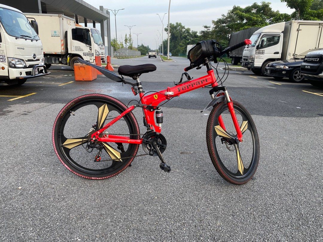 Basikal Lipat Folding Bicycle Shimano Gear Sports Equipment