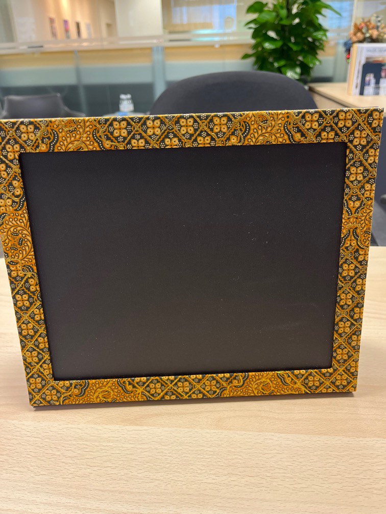 Batik photo frame, Furniture & Home Living, Home Decor, Frames ...
