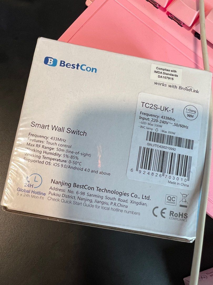 Bestcon Smart Wall Switch, Furniture & Home Living, Lighting & Fans, Lighting on Carousell