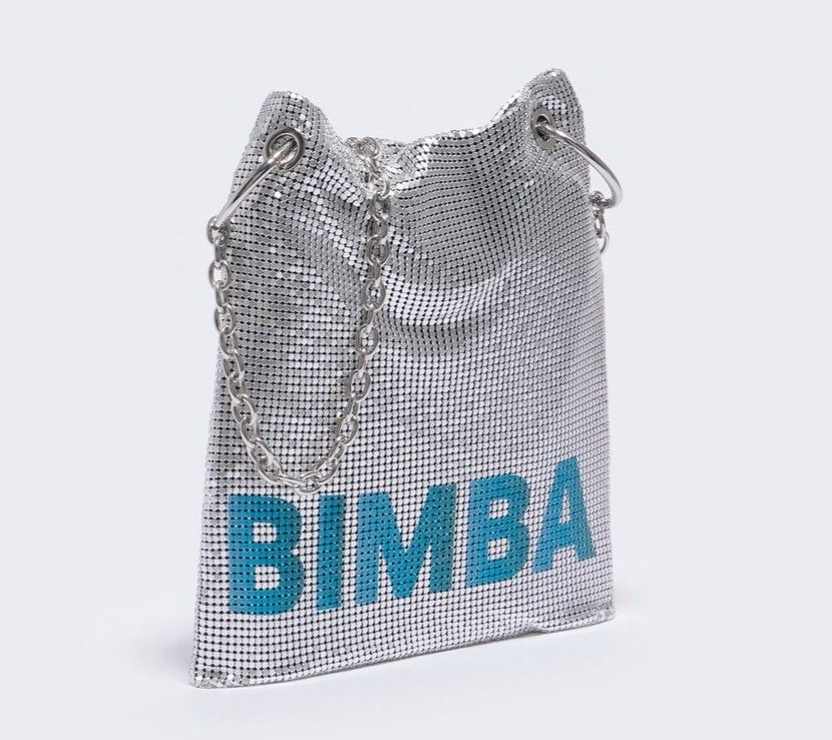 Glitter bag Bimba y Lola Silver in Glitter - 31685021