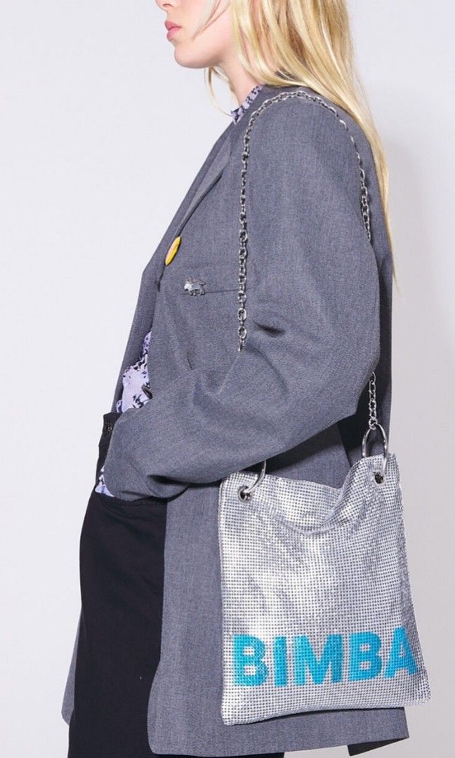 Bimba y lola silver bag on sale