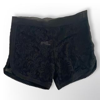 Black Lacy  shorts