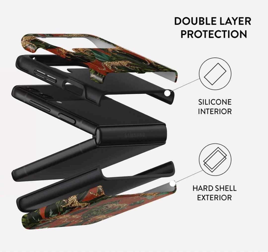 BNIB Burga Phone Case (Z Flip 3), Mobile Phones & Gadgets, Mobile