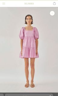BNWT KLARRA square neck mini dress