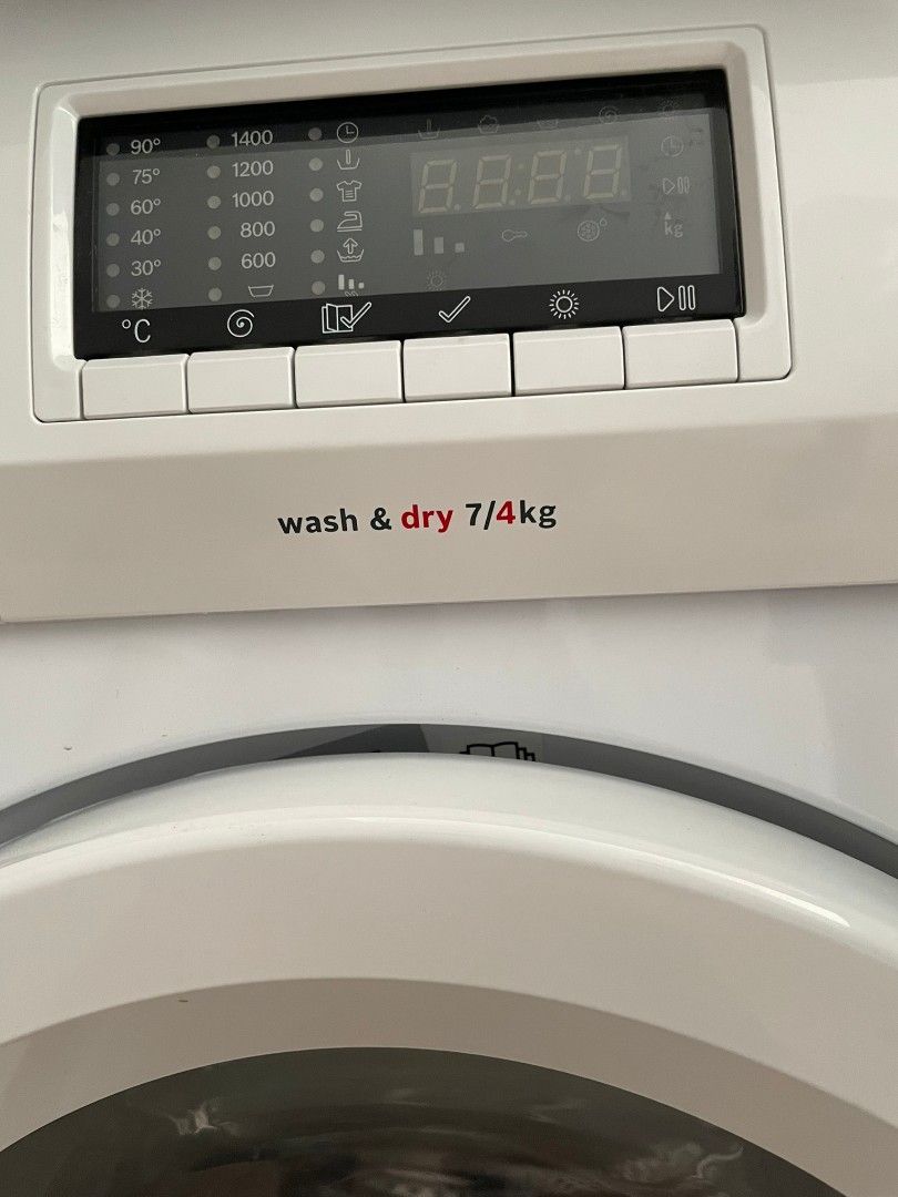 Bosch 7kg/4kg Washer/ Dryer Front Load, TV & Home Appliances, Washing
