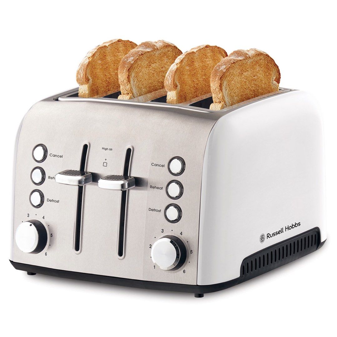 Bread Toaster Russell Hobbs 4slice, TV & Home Appliances, Kitchen