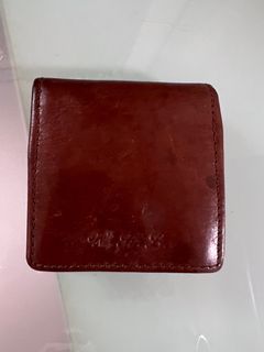 Brown Leather coin pouch
