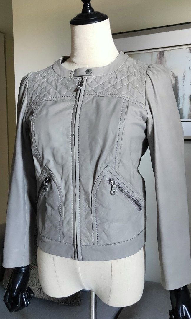 Sportsgirl online leather jacket