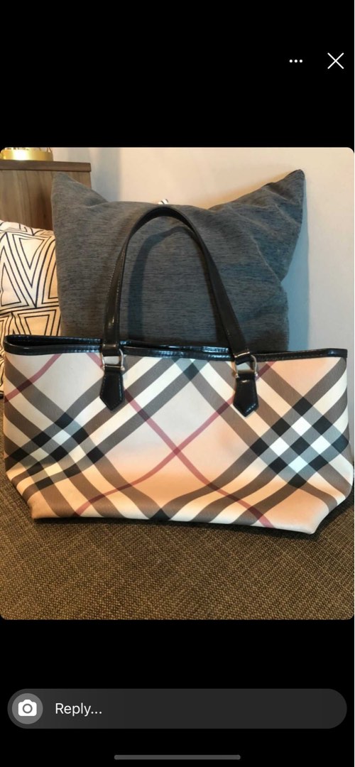 Burberry handbag, Luxury, Bags & Wallets on Carousell