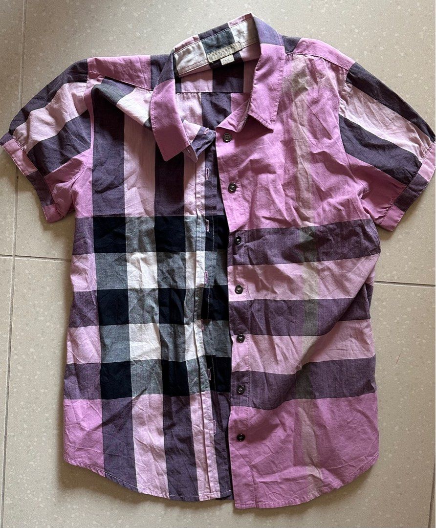 Burberry shorts shop womens purple