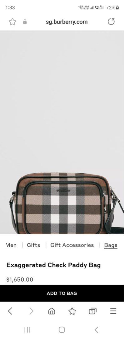 Cheapest burberry outlet bag