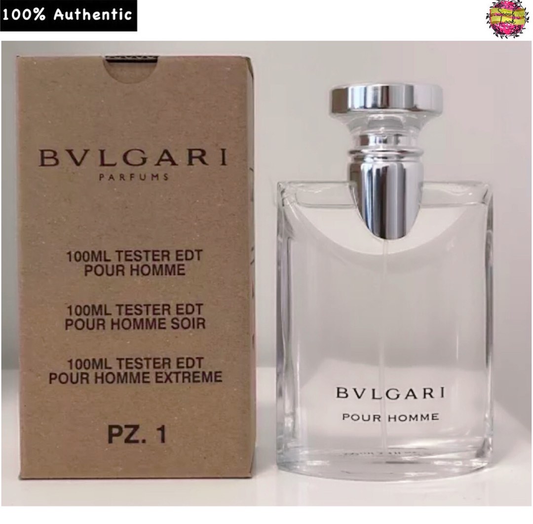 Bvlgari Pour Homme EDT 100ml for Men Tester with Cap Beauty Personal Care Fragrance Deodorants on Carousell