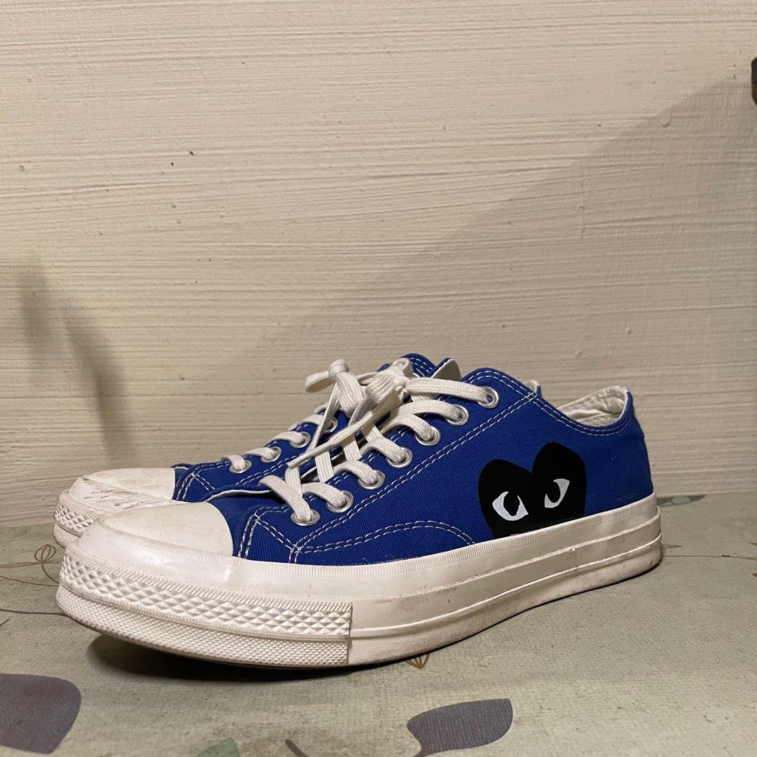 CDG Converse 70 Blue US 9 Men s Fashion Footwear Sneakers on Carousell
