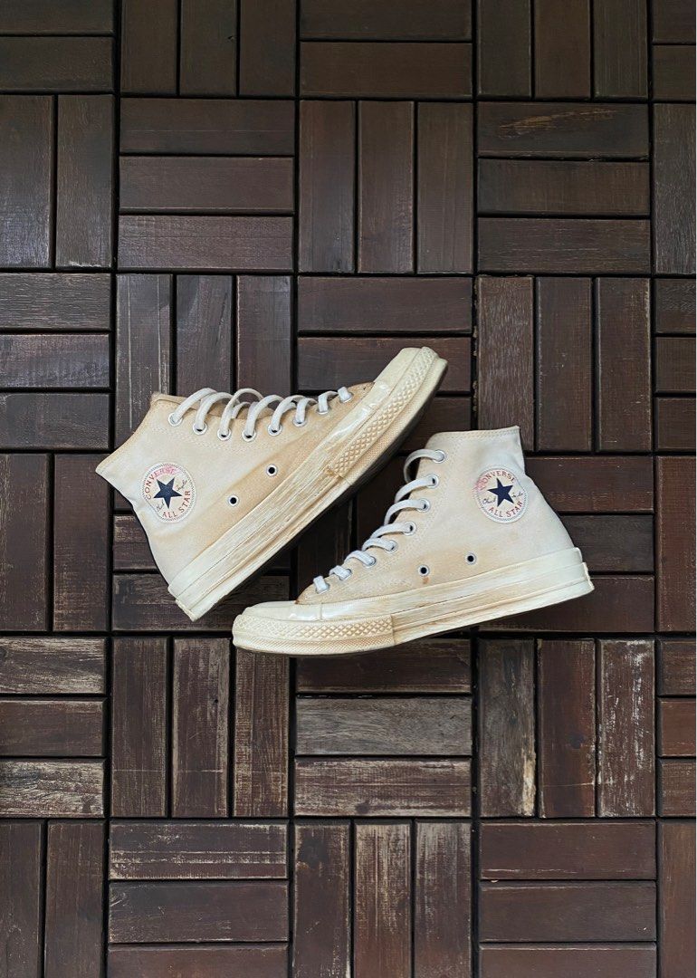 CDG Play x Converse Chuck Taylor 70 Hi in white size 7