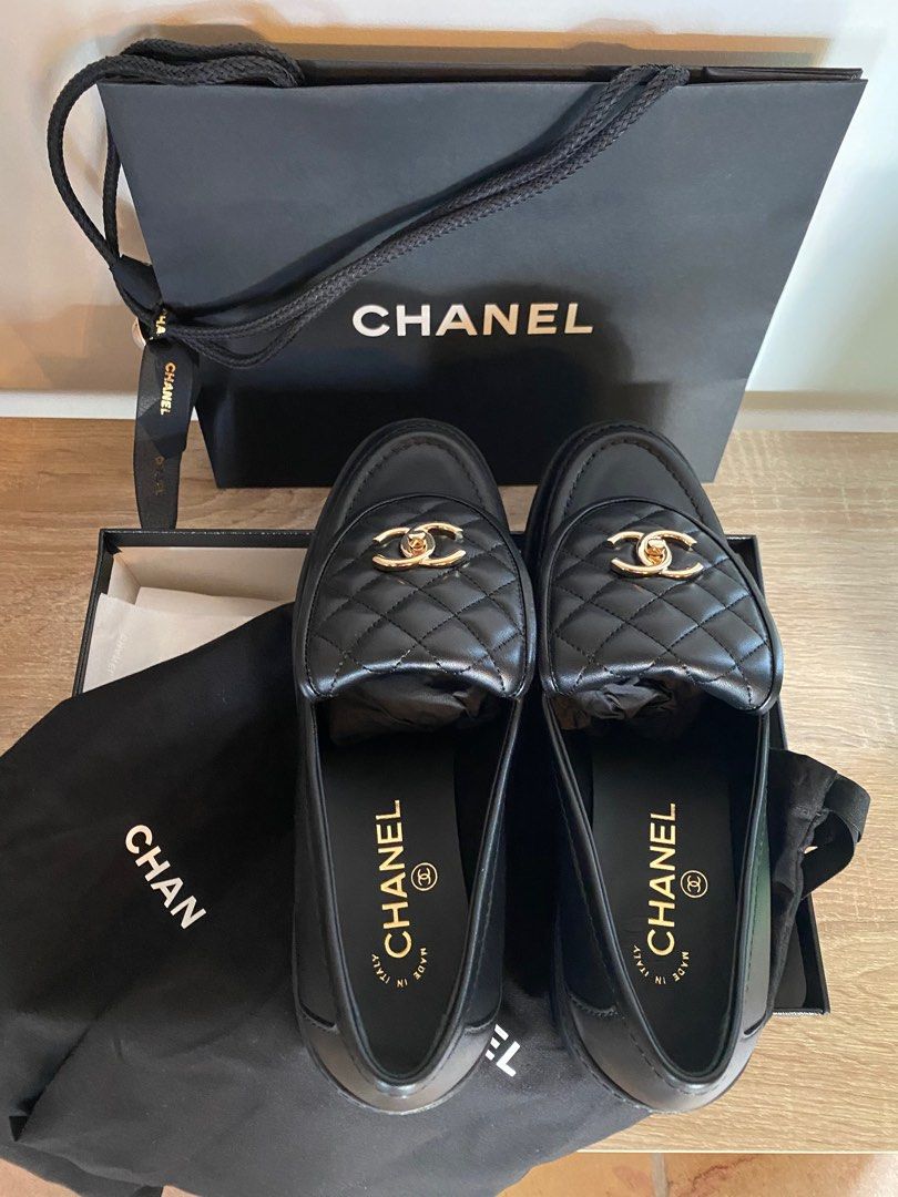 Chanel Loafers Shoes Size 41, Luxury, Sneakers & Footwear on Carousell