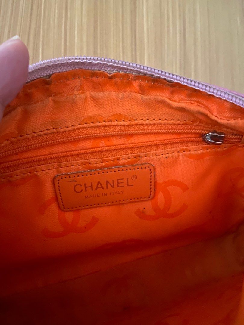 Chanel Pink Ligne Quilted Pochette (Category: Luxury Bags & Wallets) located in Quezon City. Submitted by mypersonalstuff_10 (Listing ID 1207196191, Image 3). Description: Bag only. Missing holo. Bought this from a second hand Luxury Bag’s store in Tiendesitas. Please refer to photos and self authenticate as I will not be entertaining questions regarding authenticity. All photos are already posted for thorough scrutiny..