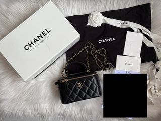 Chanel Small Vanity with Chain and Top Handle