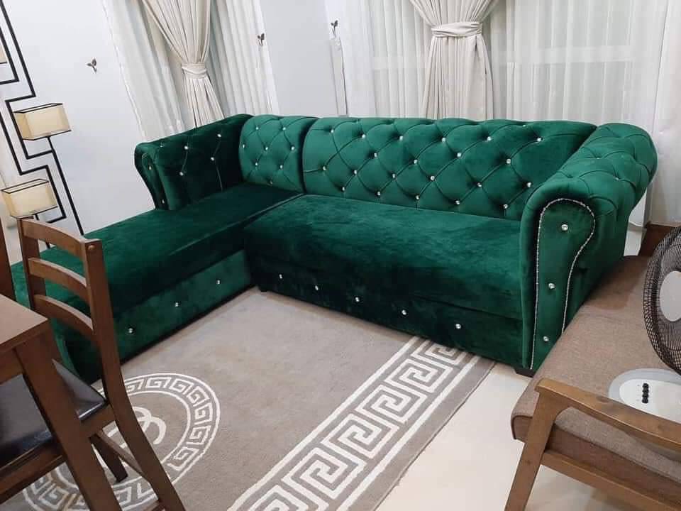CHESTERFIELD SOFA L DIRECT KILANG, Furniture & Home Living, Furniture