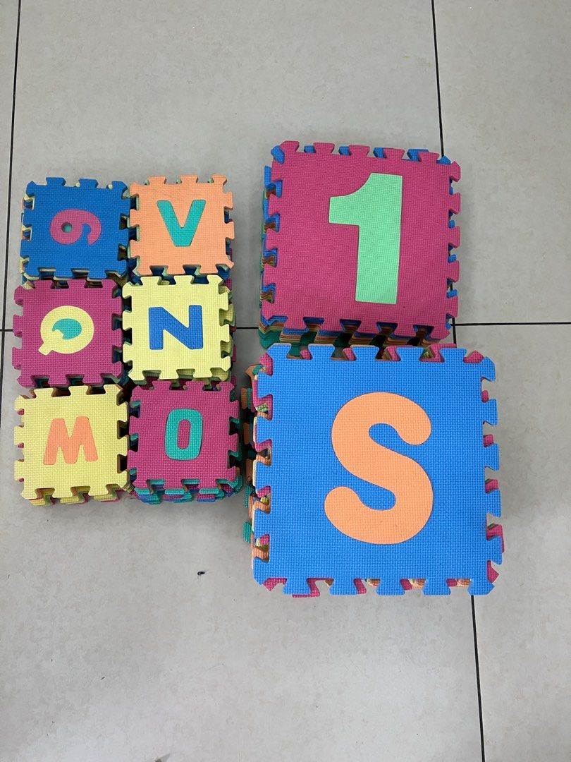 Children ABC and number Floor mat, Babies & Kids, Baby Nursery & Kids