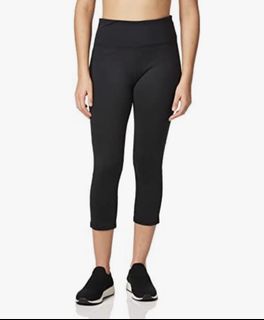 CKWomen's Misses Cropped Tight with Power Mesh Piecing