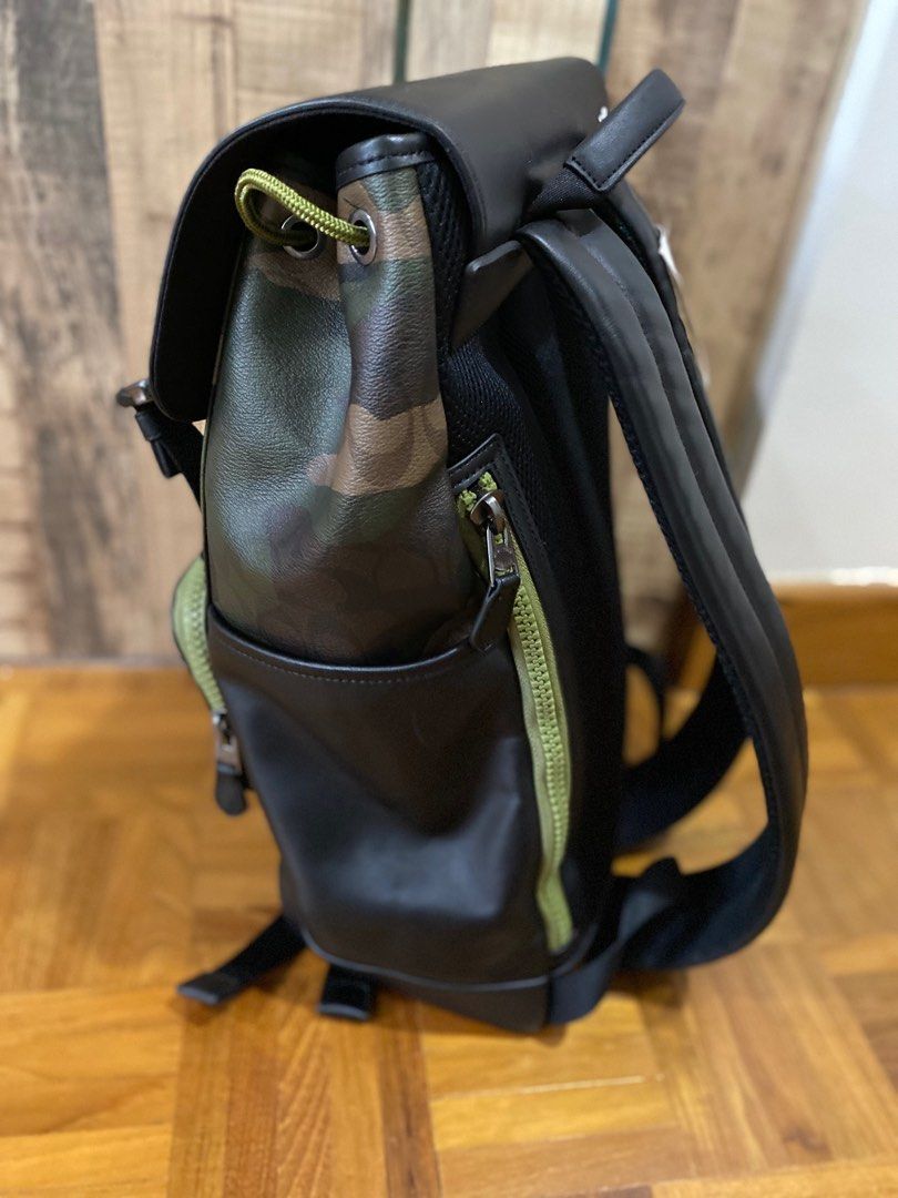 Mens coach camo backpack store