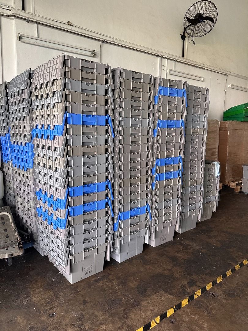 Commercial Storage Warehouse Stackable Storage Box / Heavy Duty ...