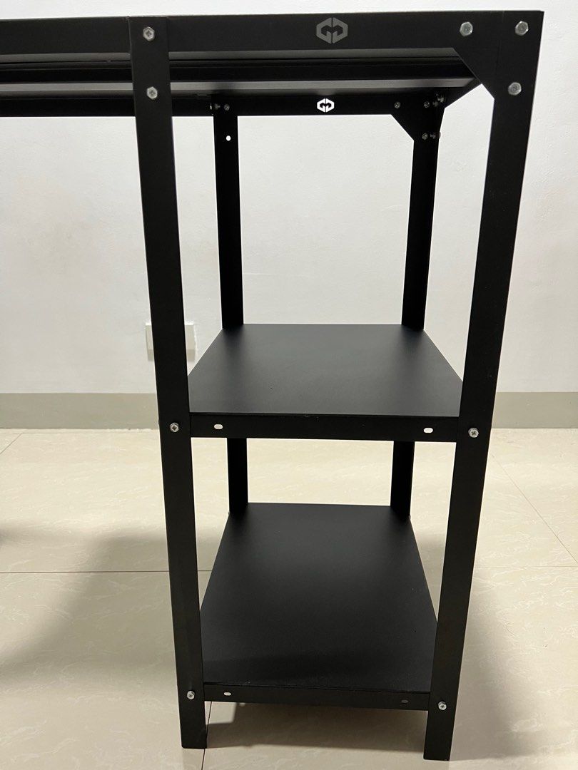 Computer Table 2 Shelves, Furniture & Home Living, Office Furniture ...