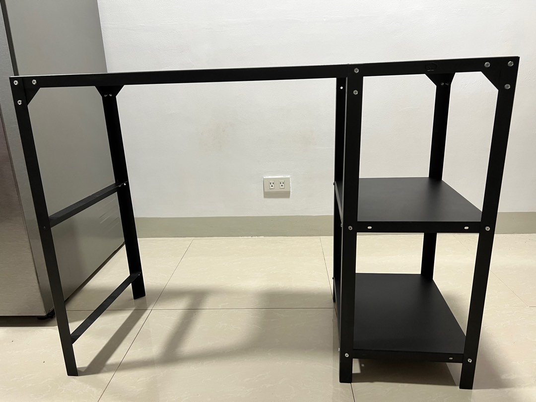 Computer Table 2 Shelves, Furniture & Home Living, Office Furniture ...