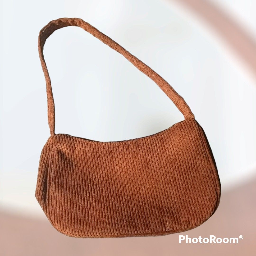Corduroy Baguette Bag Hand Bag Shoulder Bag