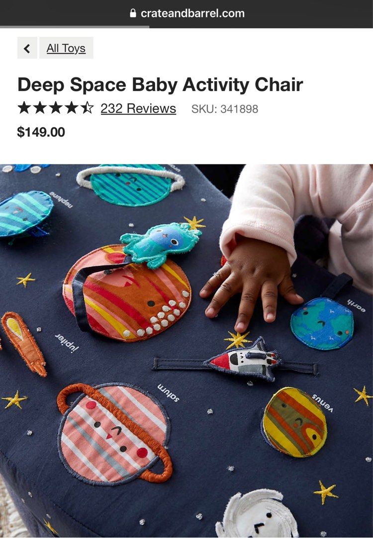 Crate Barrel Kid s activity centre Babies Kids Infant