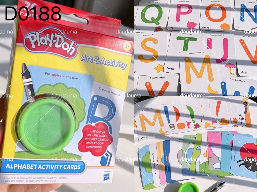 (D0188) Play-doh art activities cards 36m, 兒童＆孕婦用品, 嬰兒玩具 - Carousell