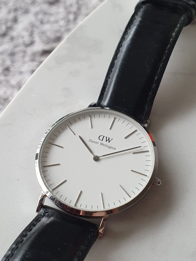 Daniel wellington 40mm silver sale