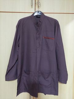 Dark Purple baju kurung size M